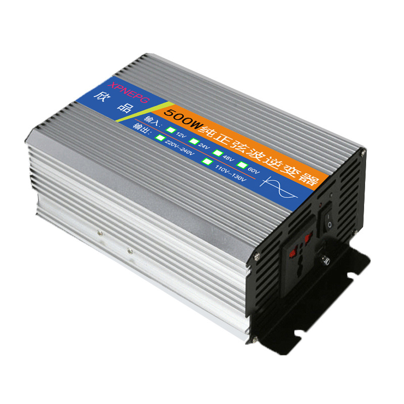 车载逆变器500W12V转220V家用冰箱正弦波逆变器野外太阳能逆变器