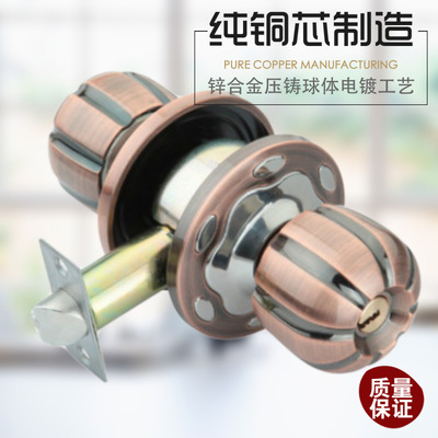 direct deal 5886# Kirsite Pumpkin Ball Heavy Ball Lock Honggu golden Available Choice