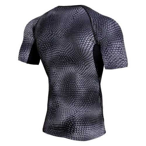 Tight-fitting tops for men's sports running short-sleeved fitness quick-drying T-shirts high elastic training breathable and sweat-absorbent