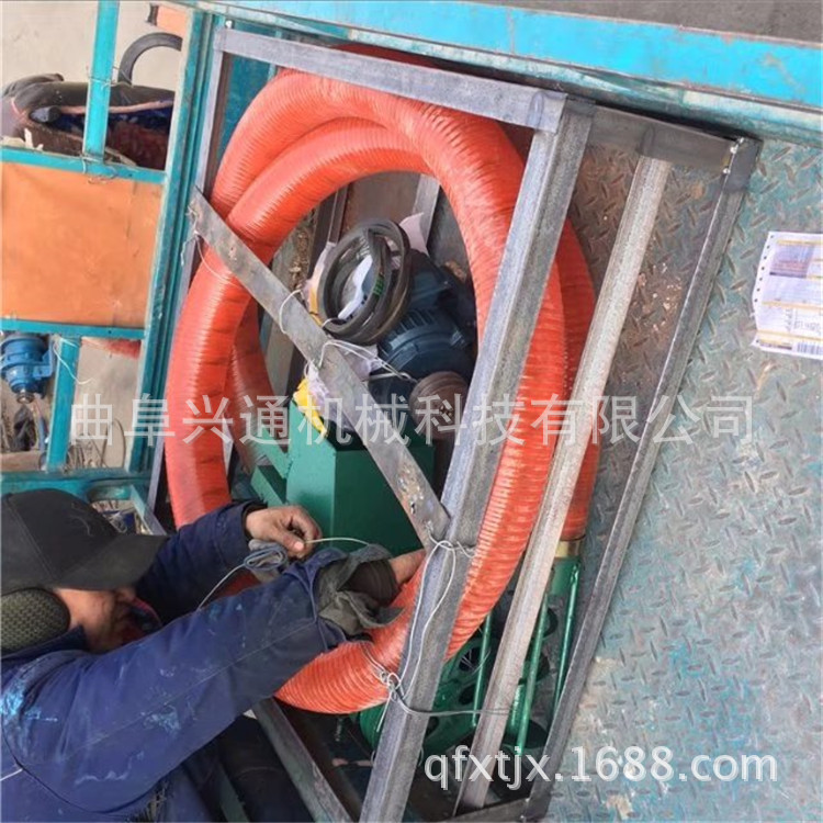 江苏饲料颗粒软管输送机 车载水稻吸粮机 油电两用汽油吸粮机