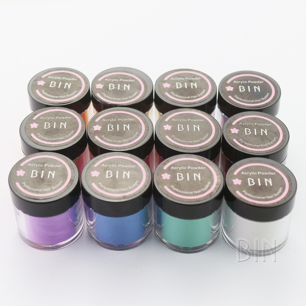 BIN12 color manicure crystal powder 10mL...