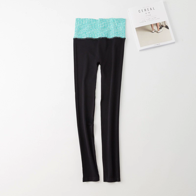 A242 Clearance Women's Sports Yoga Pants Segment Dyed Waist Hem Moisture Wicking Quick Drying