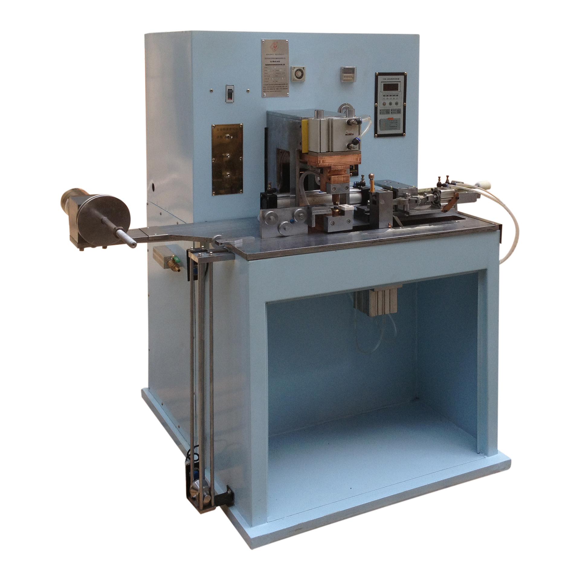 科迈三波段脉冲式自动焊机剪线机铜软连接焊接剪线