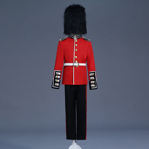 Children's European Guard Stage Performance Uniform Guard Soldiers Children's Day Performance British Guard Honor Guard Uniform Prince William