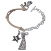 Fashionable trend retro bracelet with tassels, wholesale, silver 925 sample