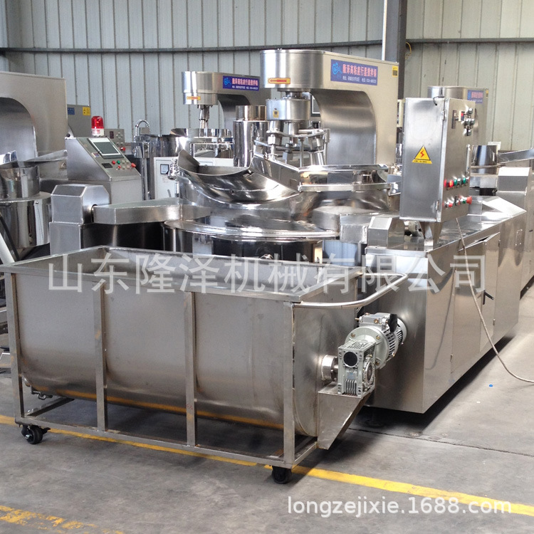 火锅底料行星搅拌炒锅 多头火锅炒料机 大型全自动火锅料加工设备