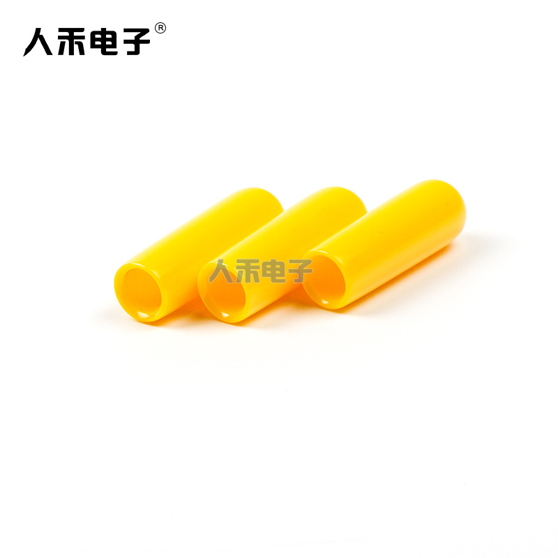 厂家直销PVC软塑胶帽,8.0mm圆形塑胶帽线束插头末端保护套套管