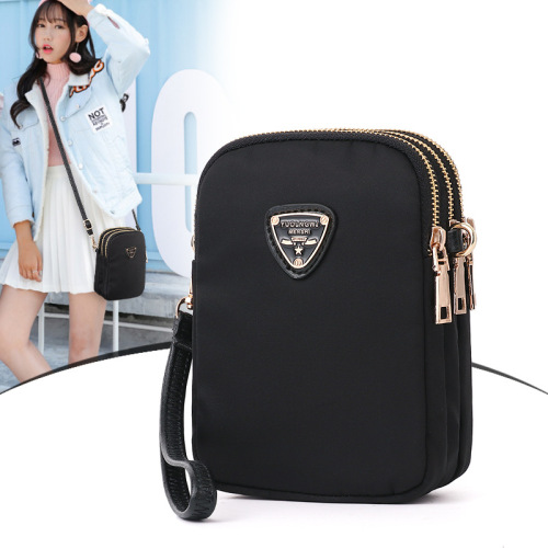  New Trendy Mobile Phone Bag Mini Small Bag Shoulder Waterproof Oxford Cloth Coin Purse Crossbody Bag One Piece Dropshipping