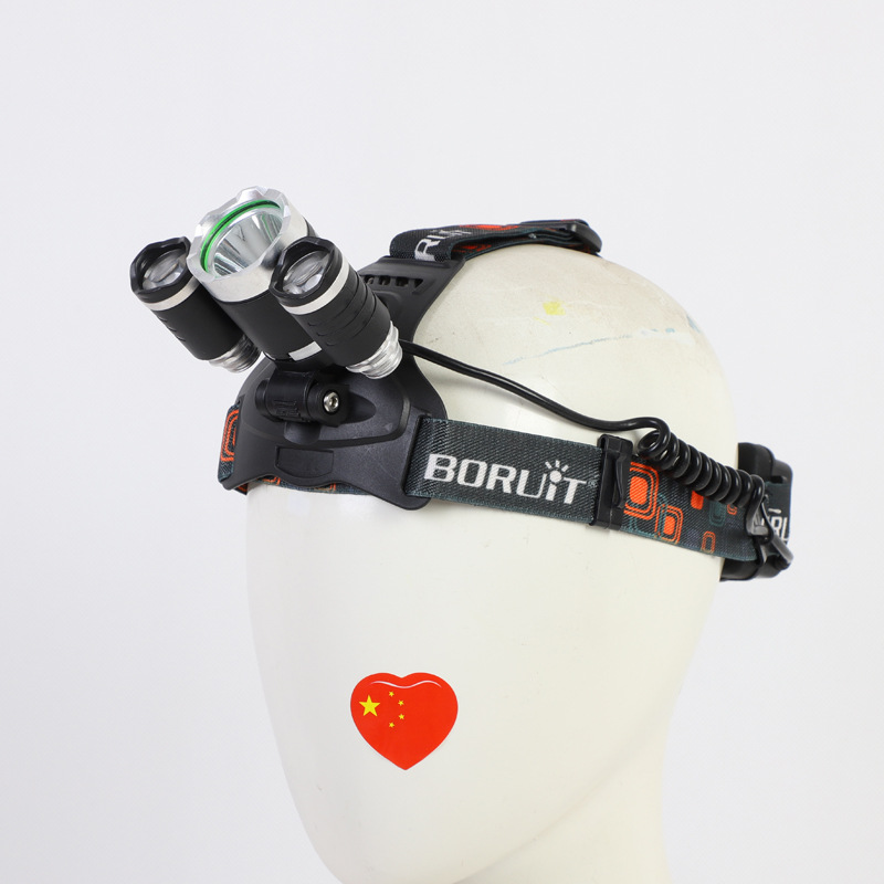 Manufactor wholesale supply T6 Aircraft head lamp 2XPE Strong light Headlight Hunting Go fishing led Headlight