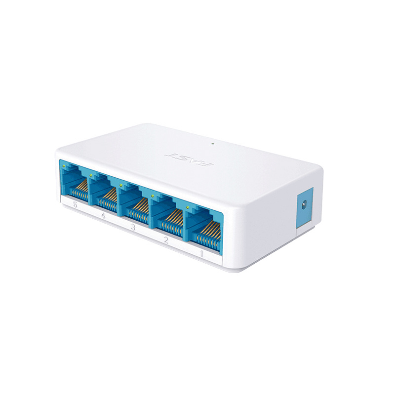 FAST Swift Gigabit 5 Switch Brancher Molded household network Monitor Gigabit Switch FSG105C