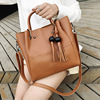 Fashionable set with tassels, one-shoulder bag, 2020, suitable for import, 3 piece set, European style, wholesale