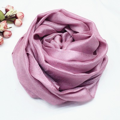 19 Spring new pattern Silk scarf Netherlands Flax Solid Pearl Super large size Silk scarf Beach towel Sunscreen scarf