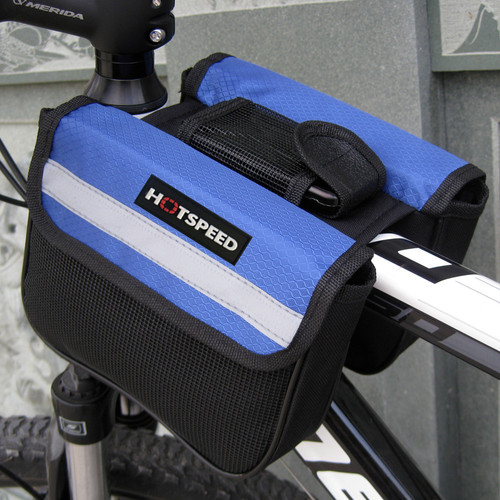 Outdoor sports bicycle riding bag, mountain bike saddle bag, road bike tube bag, bicycle front beam bag