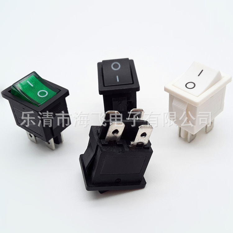 供应船型小开关/KCD1-1016脚 有2档 3档 /翘板开关 按钮开关