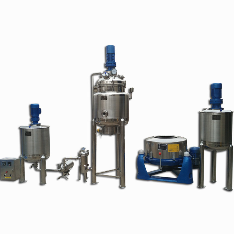 东莞不锈钢反应釜 厂家定制可移动搅拌罐 带平台配料罐 分散罐