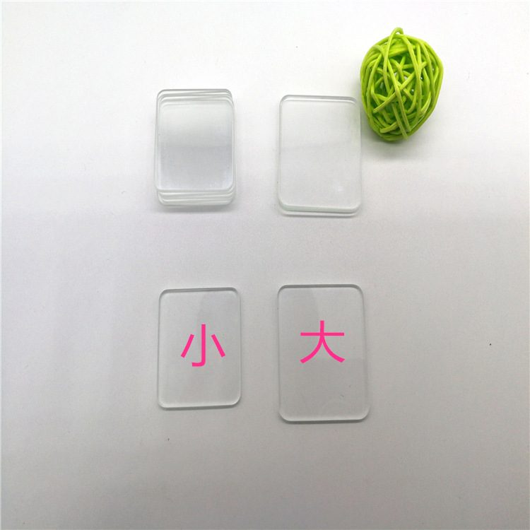 Direct sales Super White Transparent small tempered glass custom processing square round shaped high temperature resistant window glass quantity is excellent