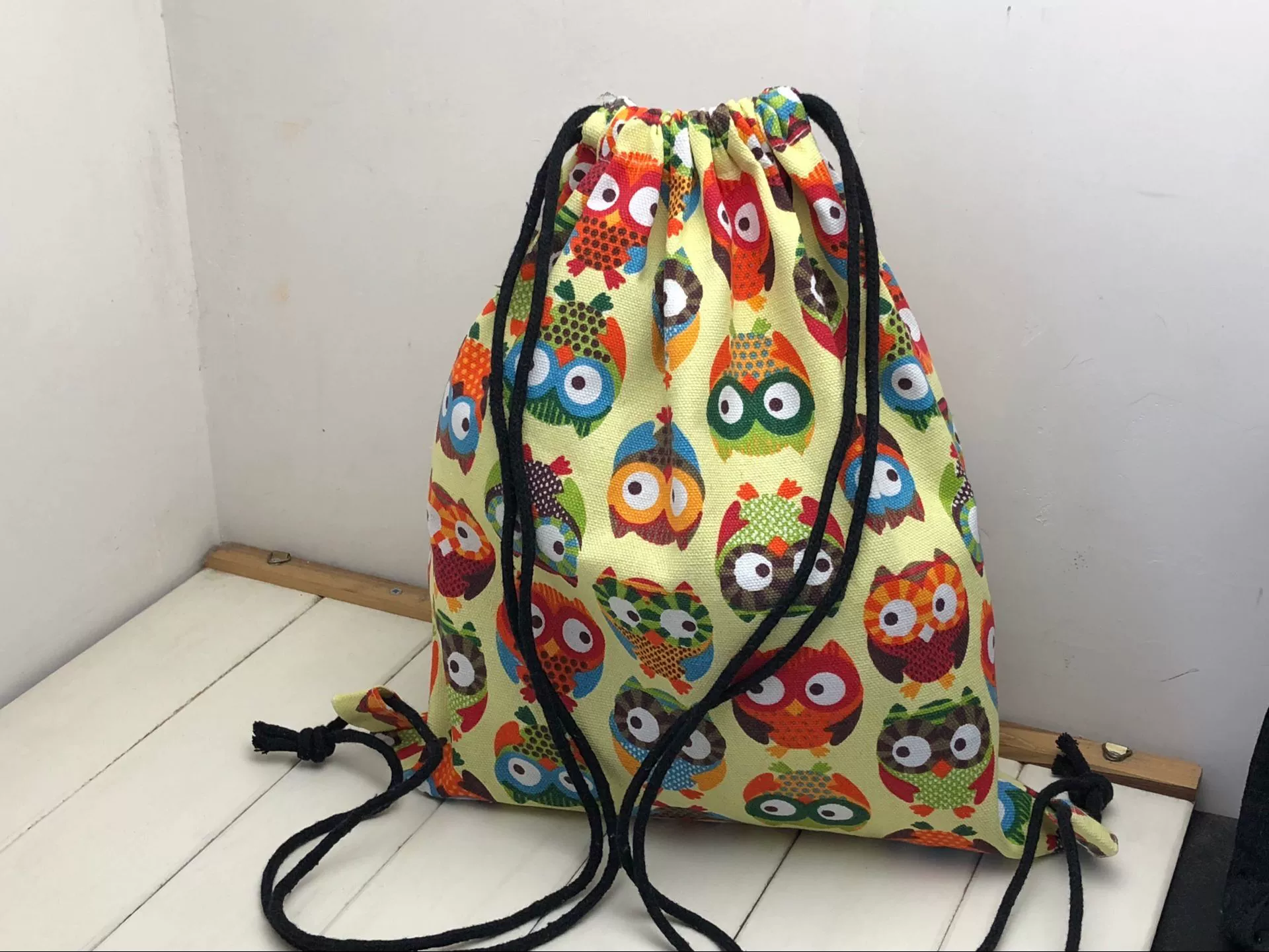 Drawstring Sports Backpack - Spacious Travel Bag for Basketball/Football, Worn on Shoulder