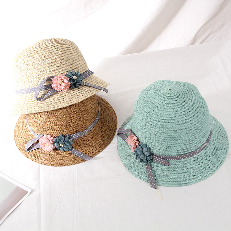 Girl's Fashion Flower Curved Eaves Bucket Hat display picture 1