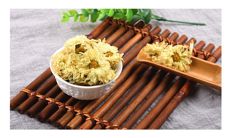Hang Bai Ju (Chrysanthemum morifolium) — Dried Hangzhou White Chrysanthemum Flower Tea, 500g quality and texture