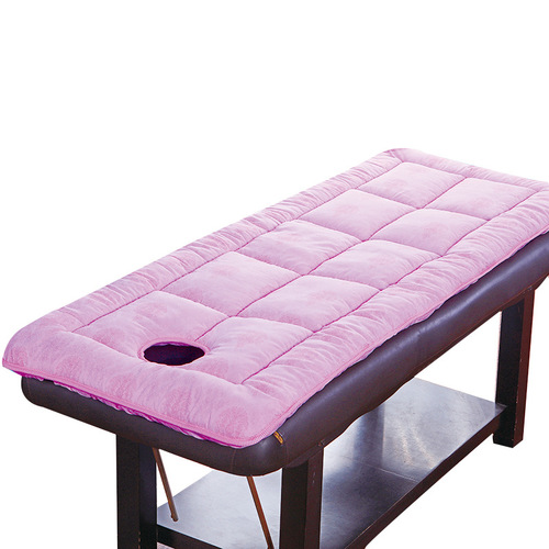 Thickened beauty mattress with holes in winter, warm, non-slip, massage beauty mattress, mattress for beauty salons, wholesale