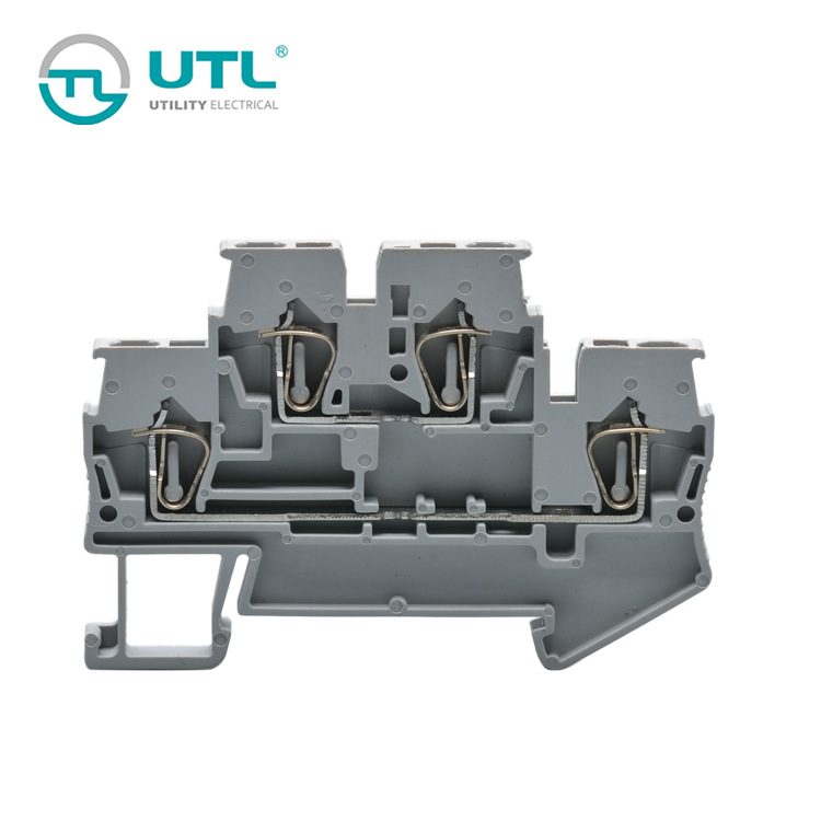 尤提乐上下两层2.5平方端子STTB1.5_笼式弹簧接线端子JUT3-2.5/2