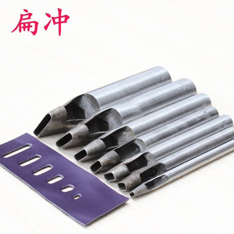 한 단어 펀치 벨트 펀치 플랫 펀치 타원형 펀치 달걀 펀치 DIY 펀치 가죽 펀칭