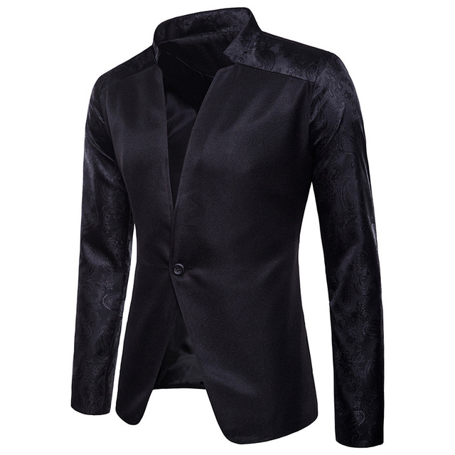 solid body shoulder sleeve design a button men’s LAPEL SUIT 