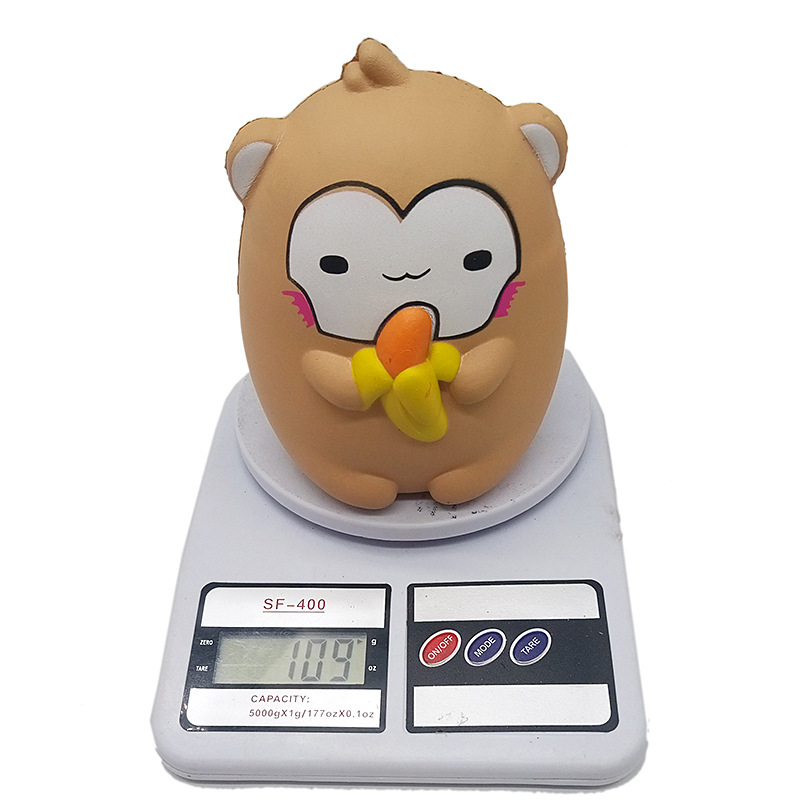 Christmas squish, realistic toy, monkey, new collection