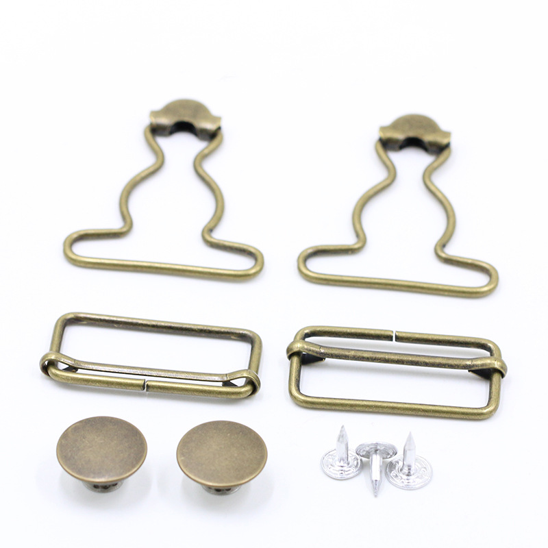 Fuente de la fábrica pantalones de suspensión hebilla de calabilla pantalones de mezclilla de metal hebilla de ropa de maternidad tipo de suspensión hebilla ajustable