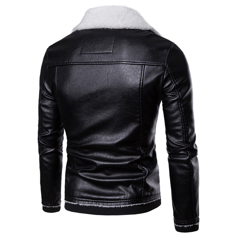 Veste en cuir homme - Ref 3443816 Image 4