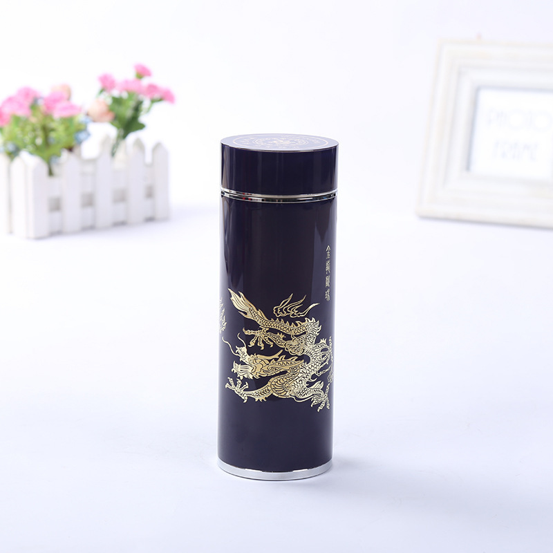 古典中国风不锈钢保温杯便携手提水杯礼盒包装厂家批发可定制LOGO