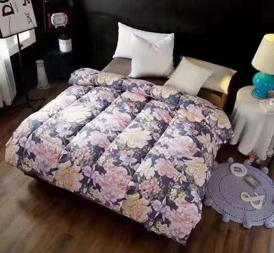 微商爆款95白鹅绒羽绒被冬被羽绒被子全棉鸭绒被加厚被芯一件代发|ms