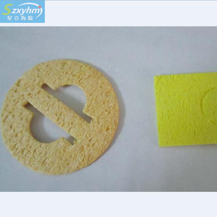 厂家供应多种压缩木浆棉 化妆海绵 双色木浆棉 纯白木浆棉