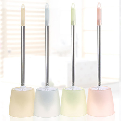 創意帶底座馬桶刷不鏽鋼長柄廁所刷衛生間潔廁刷馬桶刷套裝