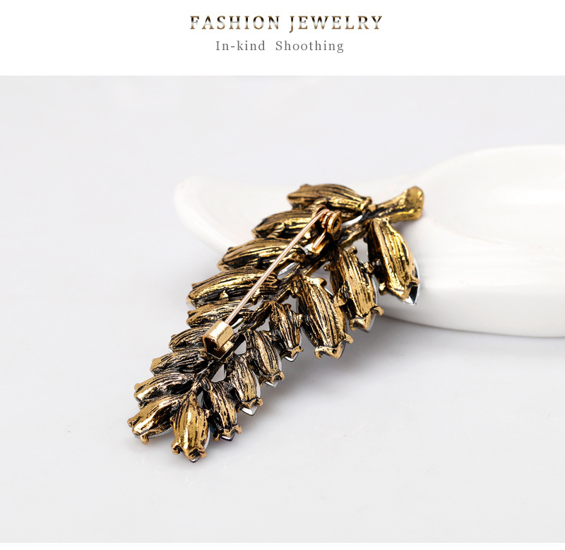 Alloy Korea Geometric brooch(AL272-A) NHDR2756-AL272-A