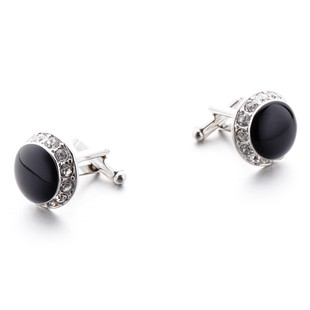 High quality cufflinks European and American cuff nails enamel French shirt cuff exquisite diamond buttons cufflink 812