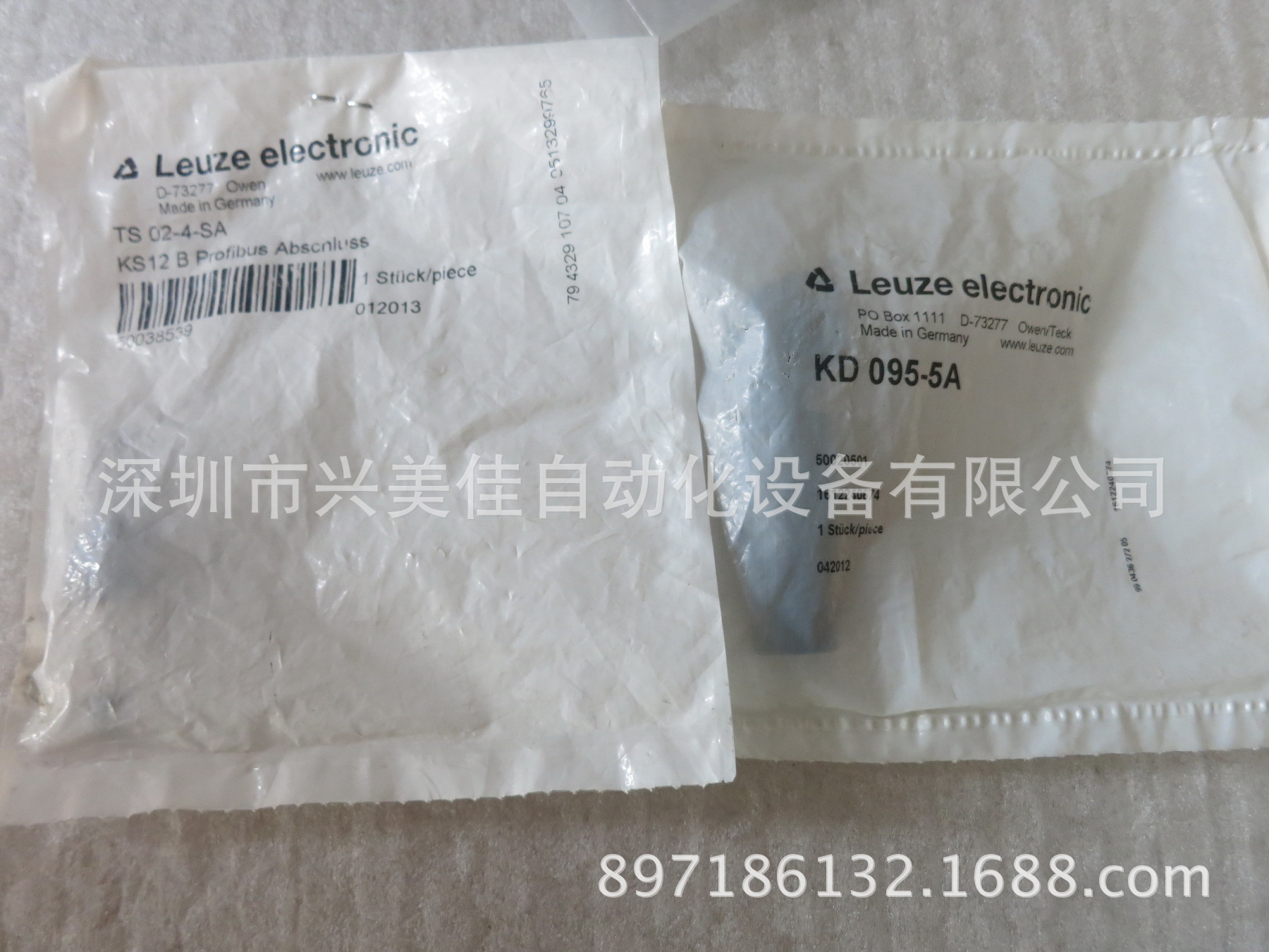 KD 02-5-SA 劳易测LEUZE配件接插口全新原装正品