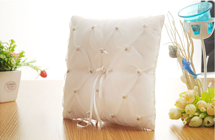 欧美新款蝴蝶结戒枕 新娘婚礼方形水钻戒指托婚礼婚庆用品批发详情图8