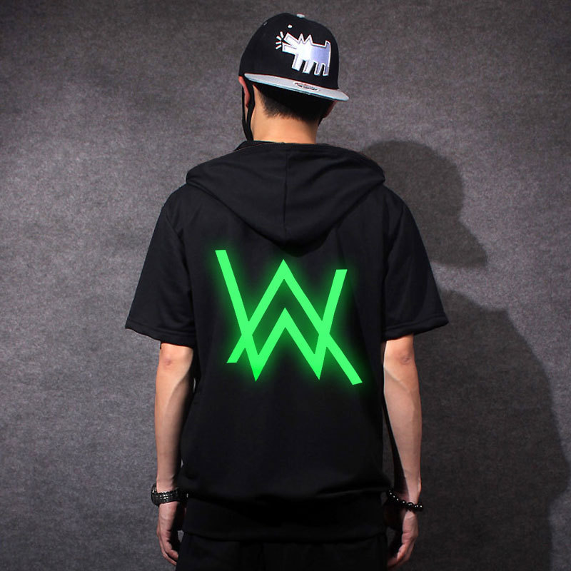 Alan Walker faded zipper Cardigan sweater Alan Walker male DJ coat Amazon AliExpress jacket