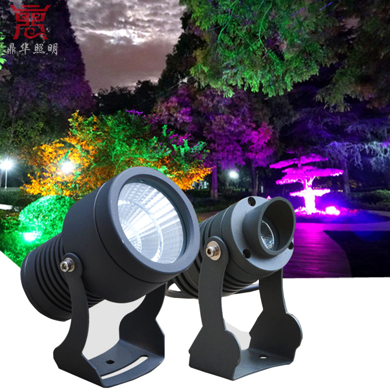 12WCOB插地射燈 戶外led射樹燈 景觀園林室外草地草坪照樹燈