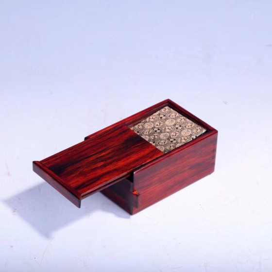 Big Red Sour Branch Machine Box Solid Wood Jewelry Box Wooden Gift Box Factory Direct Camp