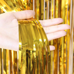 1 meter x 18 cm children's birthday party decoration balloon rain string double-layer rain string curtain wedding festival decoration