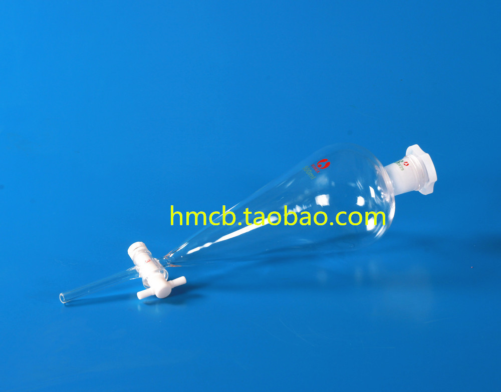 加厚四氟梨形漏斗/聚四氟乙烯梨形分液漏斗125ml250ml500ml1000ml