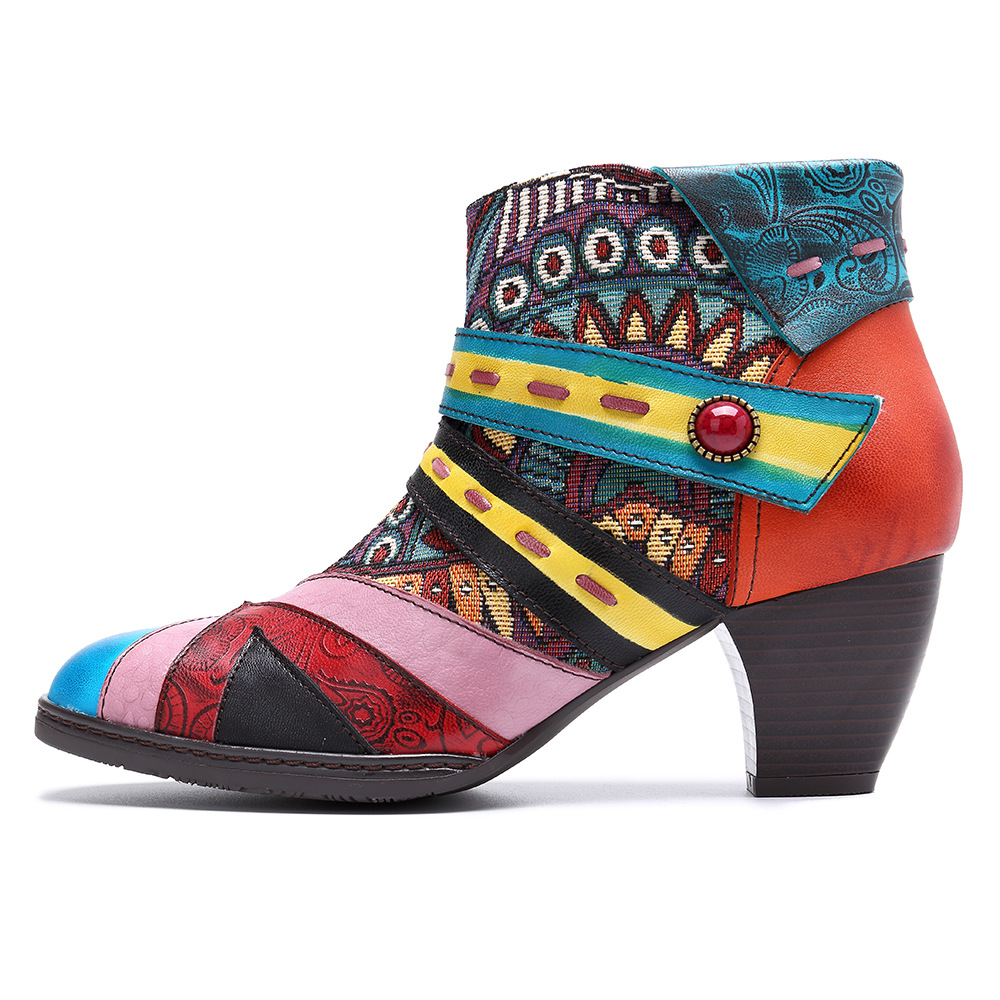 Bottes femme en En cuir - Ref 3354816 Image 5