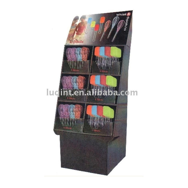 打蛋器抹布等厨房用品纸展示架  餐具纸货架 厂家直销批发