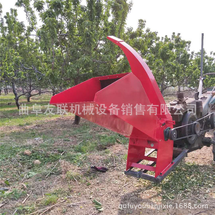 农户电动小型树枝粉碎机报价 干湿两用碎枝机 13马力柴油破碎机28