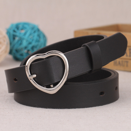 Women's belts for women, simple and versatile, Korean style casual pin buckle belts for women, Korean decorative student pants belts for women