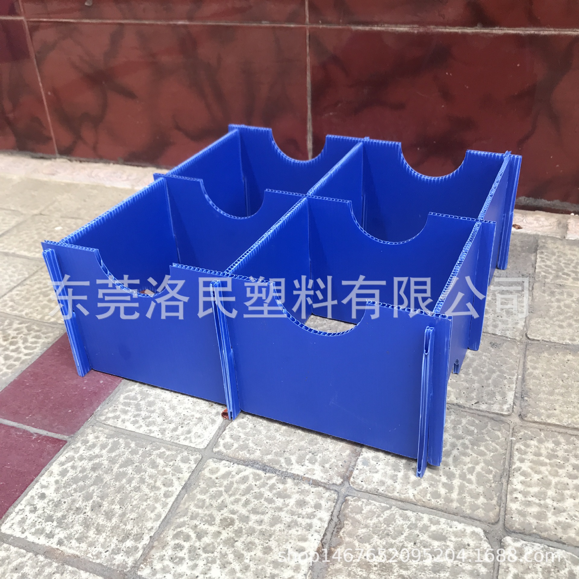 定制周转箱刀卡 包装运输隔离万通板刀卡 防静电塑料中空板刀卡