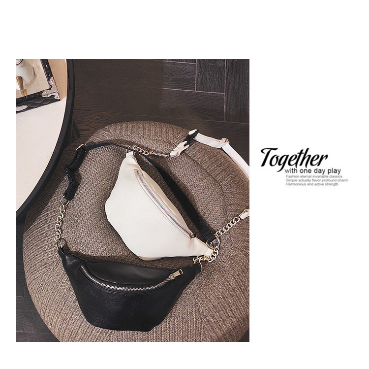 The New Trendy Korean Fashion One-shoulder Messenger Mini Waist Bag Wholesale display picture 15