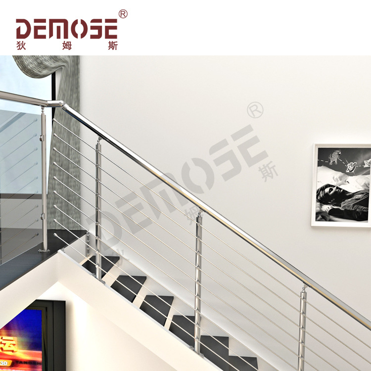 双钢板安栏杆 防护不锈钢拉丝栏杆 工程栏杆